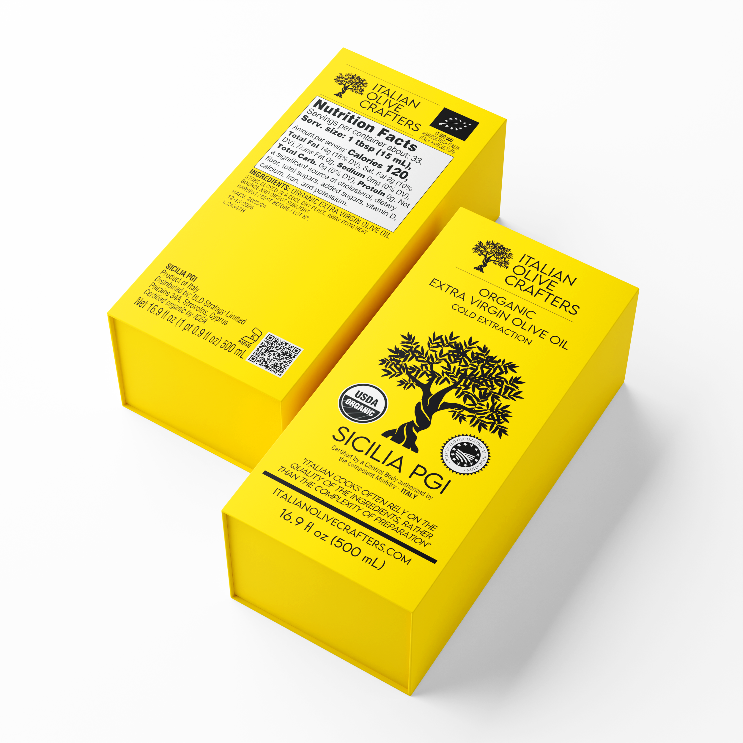 Olive Oil Bottle Packaging